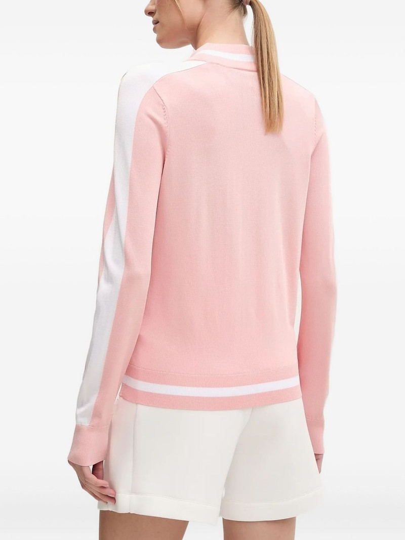 GUESS USA panelled zip-up cardigan outlook