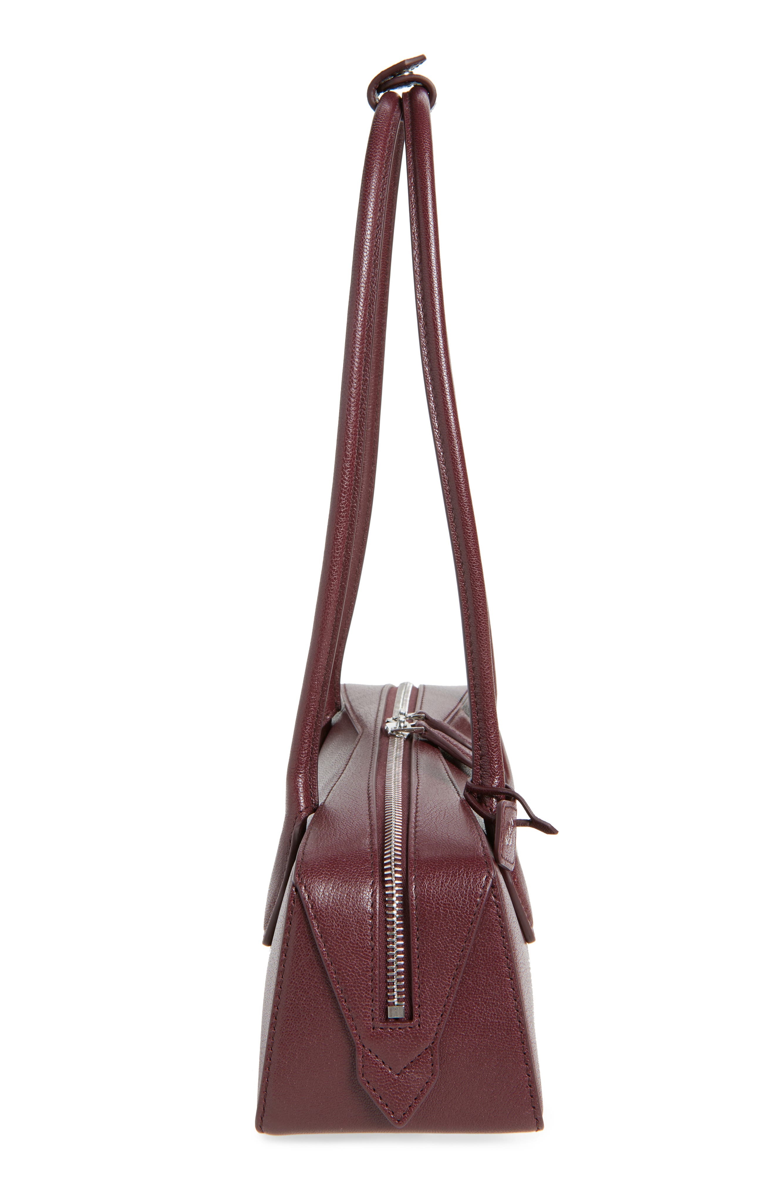 Alaïa Le Teckel Medium Shoulder Bag in Rouge Grenat at Nordstrom - 4