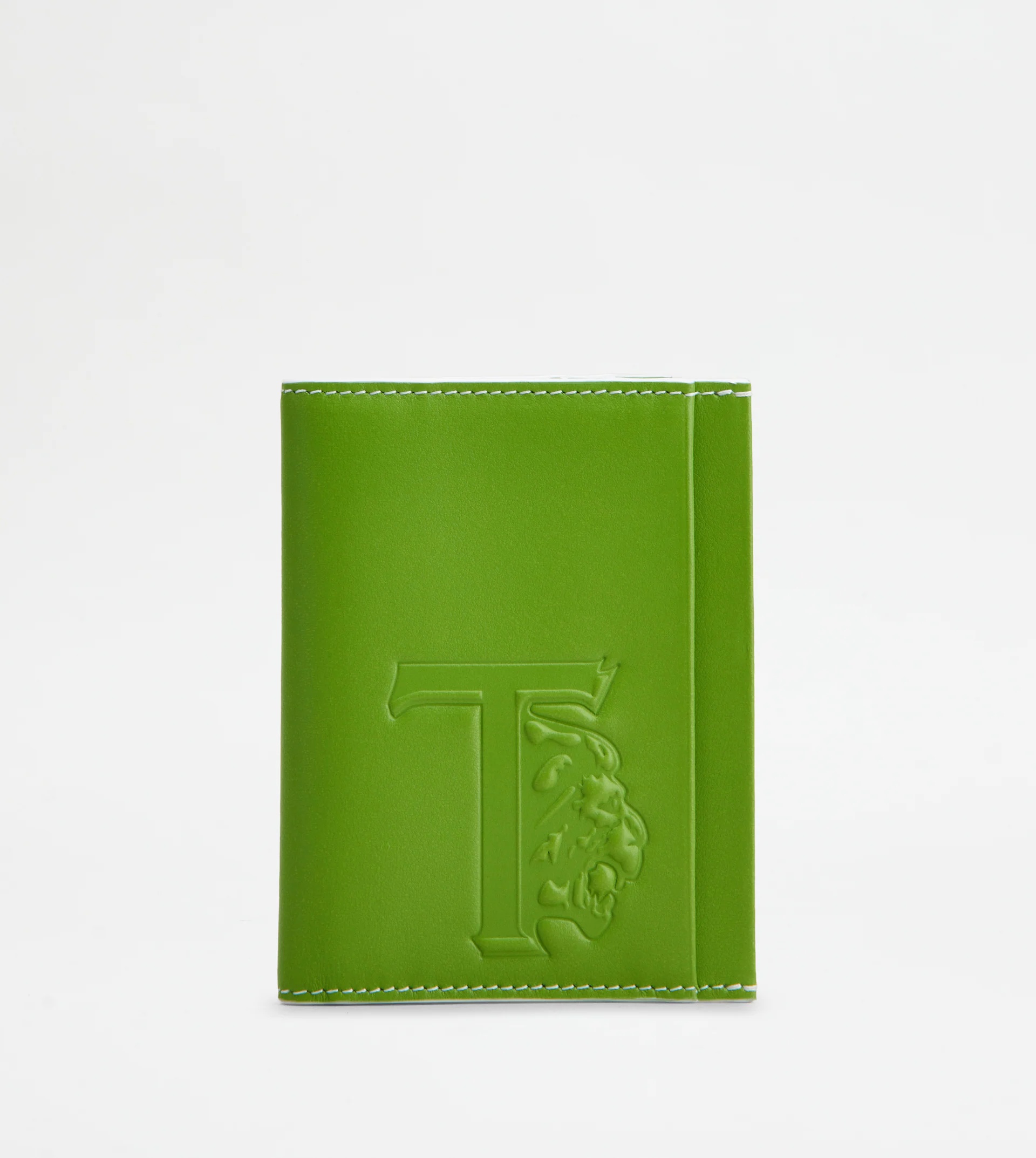 WALLET IN LEATHER - GREEN - 1