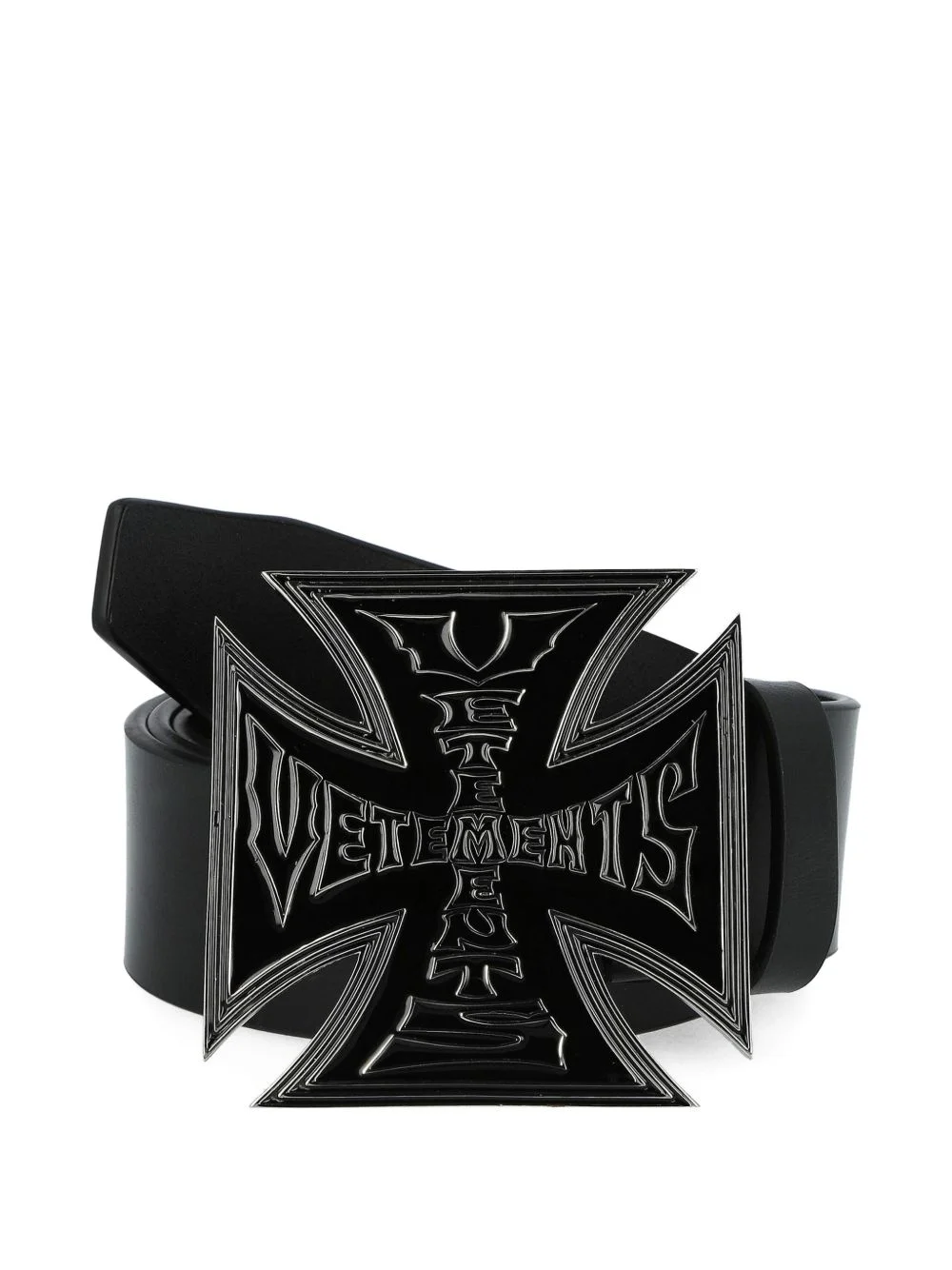 cross-logo belt - 1
