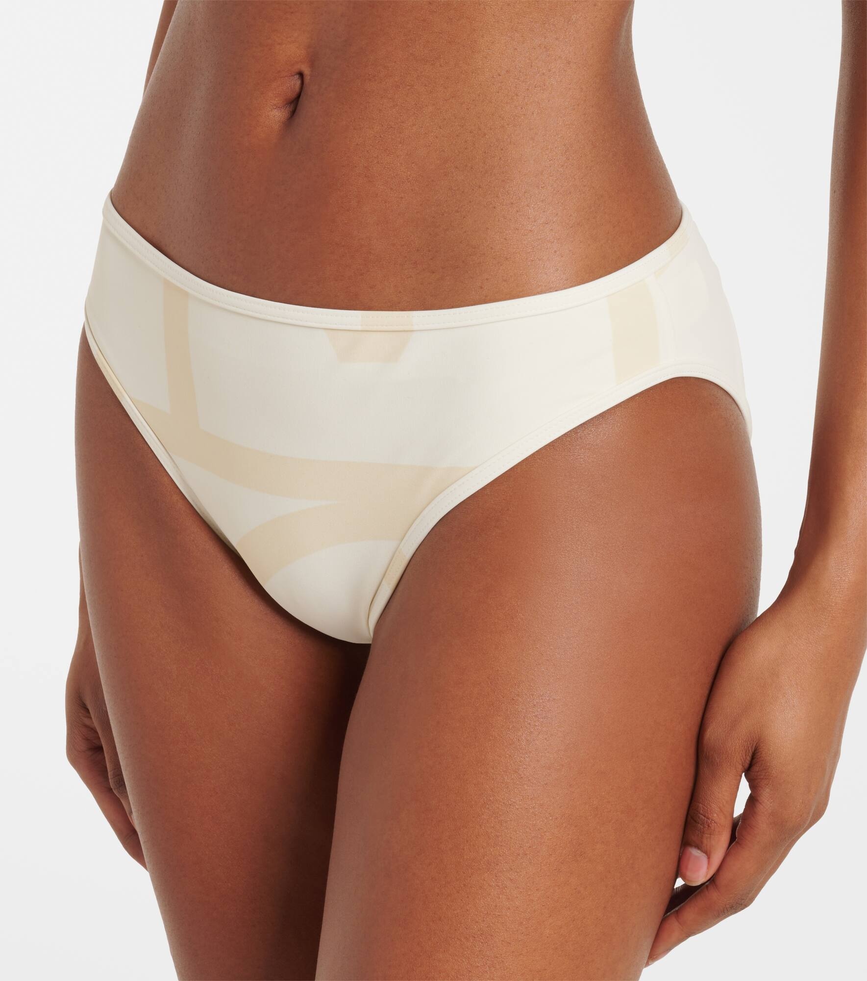 Monogram mid-rise bikini bottom - 4