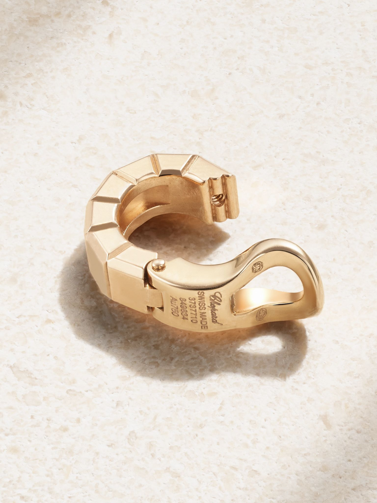 Ice Cube 18-karat gold single clip earring Gold - 3