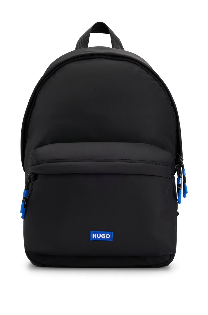 TWILL BACKPACK WITH BLUE LOGO LABEL 1