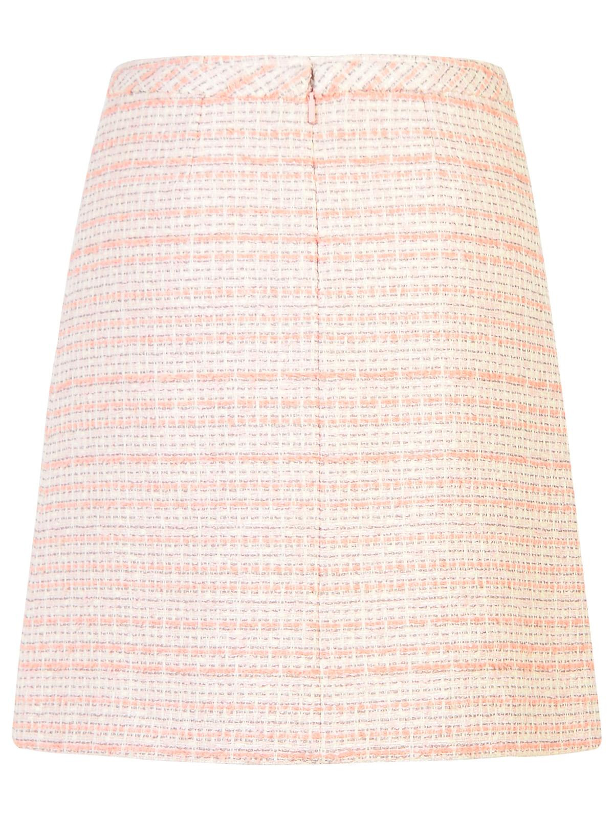 Versace Pink Ribbed Blend Skirt Women - 3