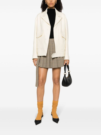 AMI Paris notched-lapel virgin-wool jacket outlook