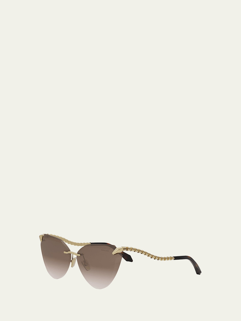 BVLGARI Serpenti Viper Cat-Eye Sunglasses outlook