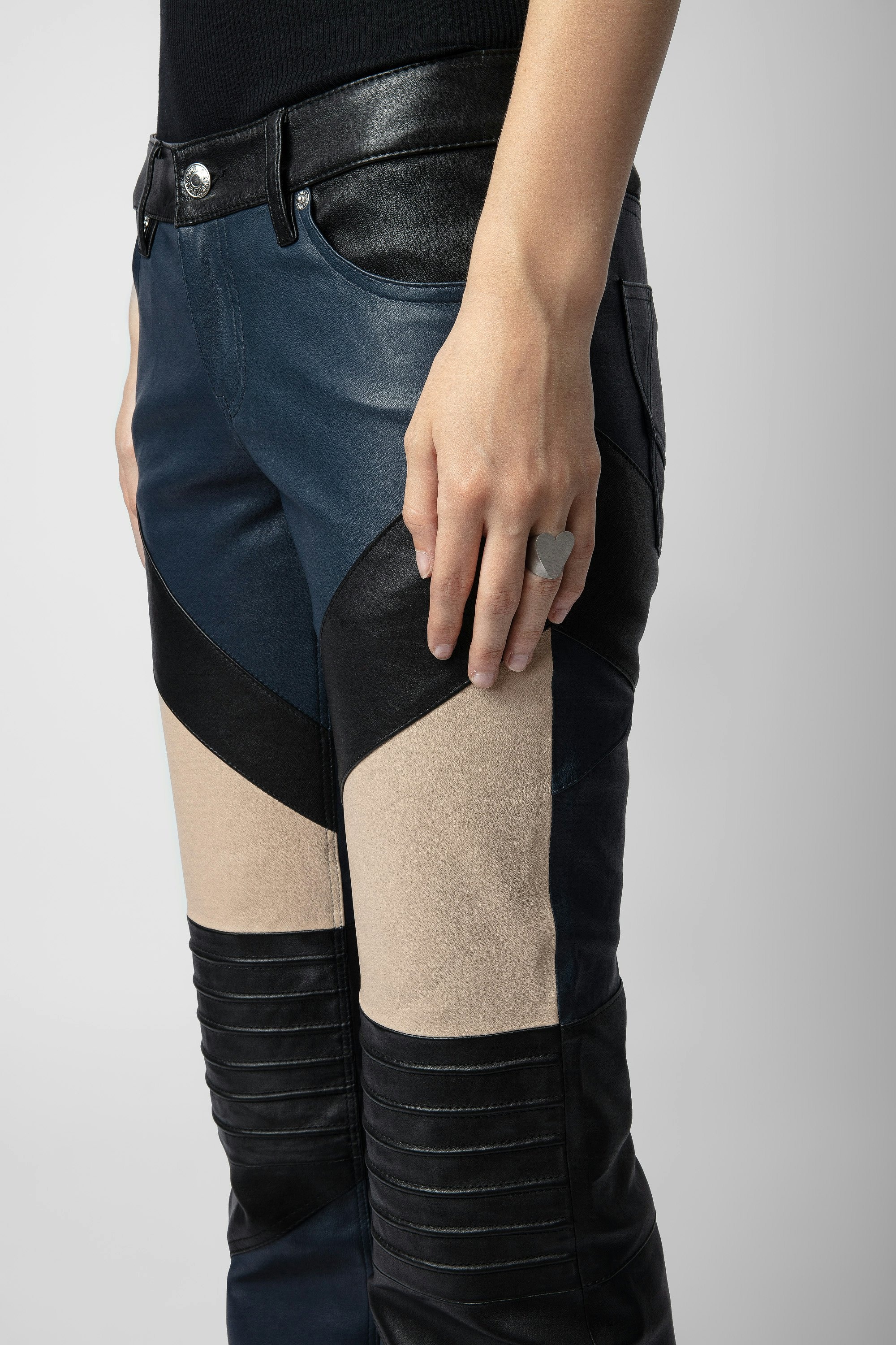 Paulin Leather Pants - 4