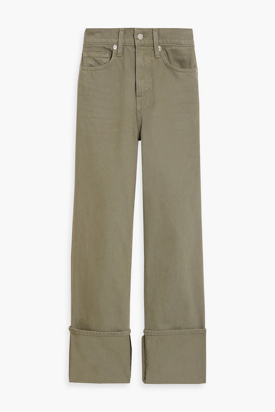 Dylan cropped high-rise straight-leg jeans - 1