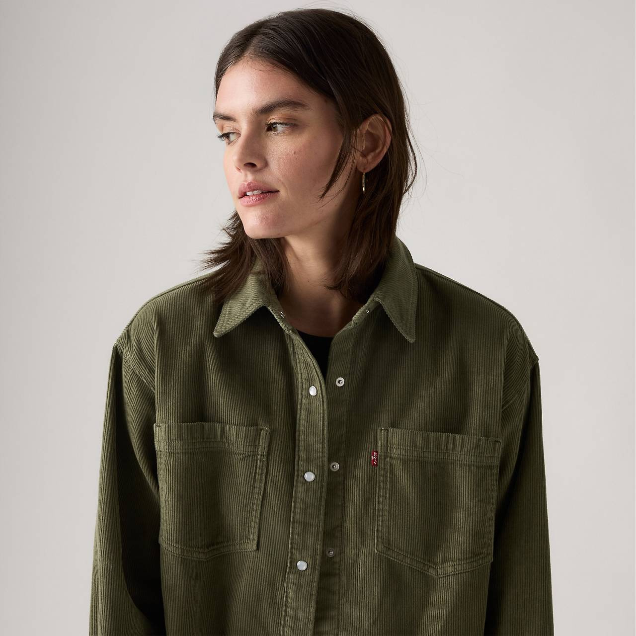 IRIS CORDUROY OVERSHIRT - 5