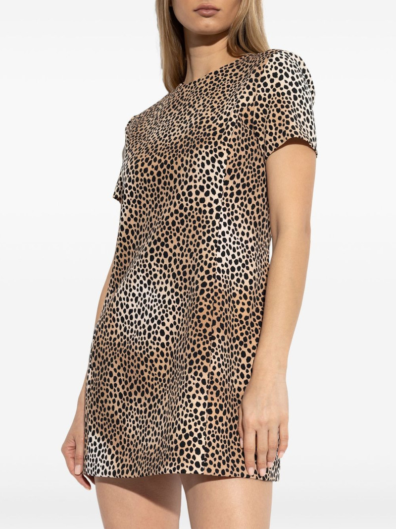 MICHAEL KORS cheetah-print mini dress outlook