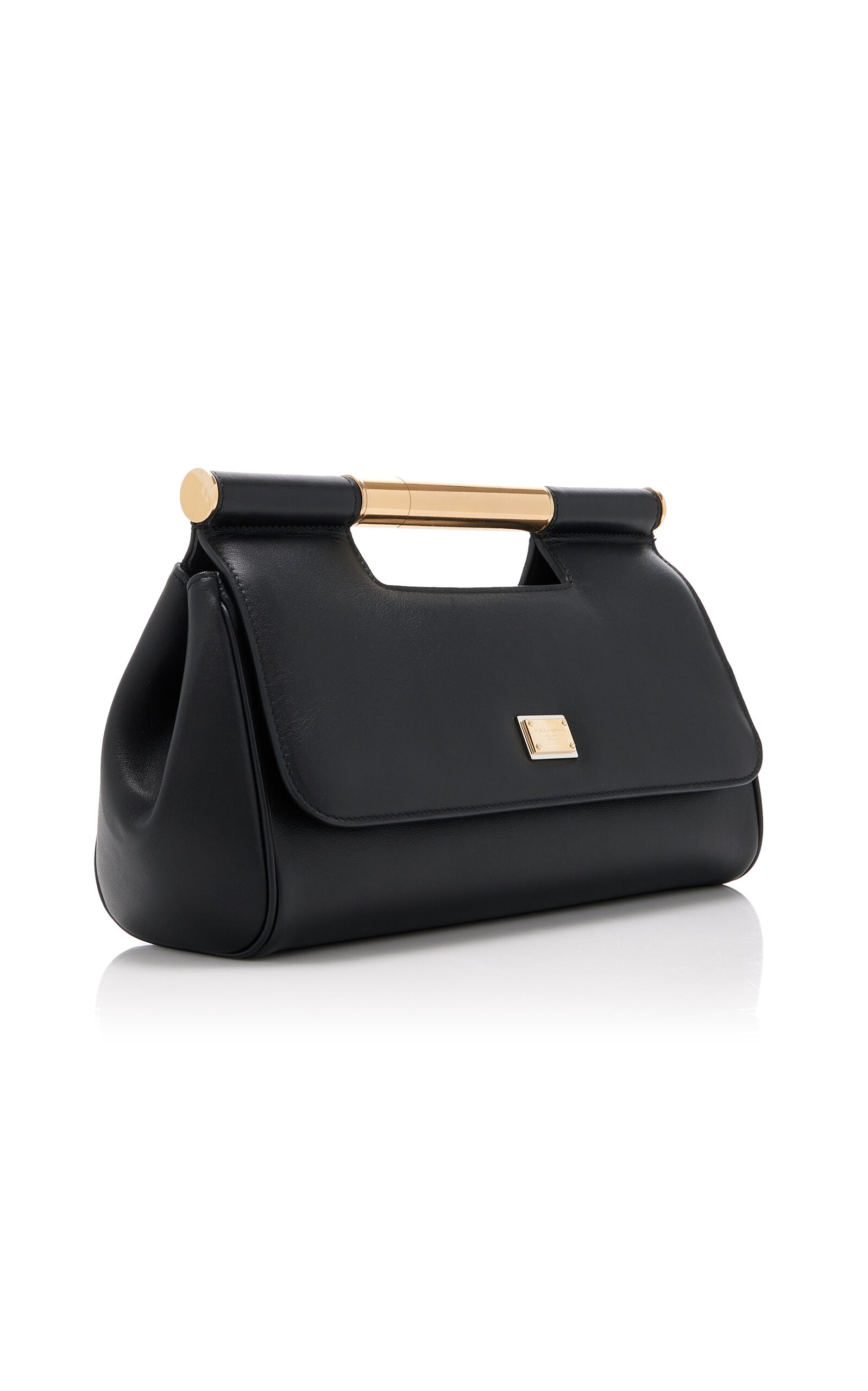 Medium Sicily Leather Clutch black - 3