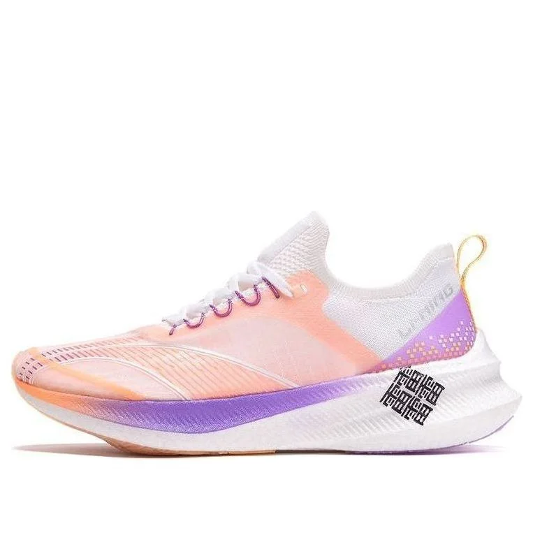 (WMNS) Li-Ning FeiDian Challenger 'White Orange Purple' ARMR012-1 - 1