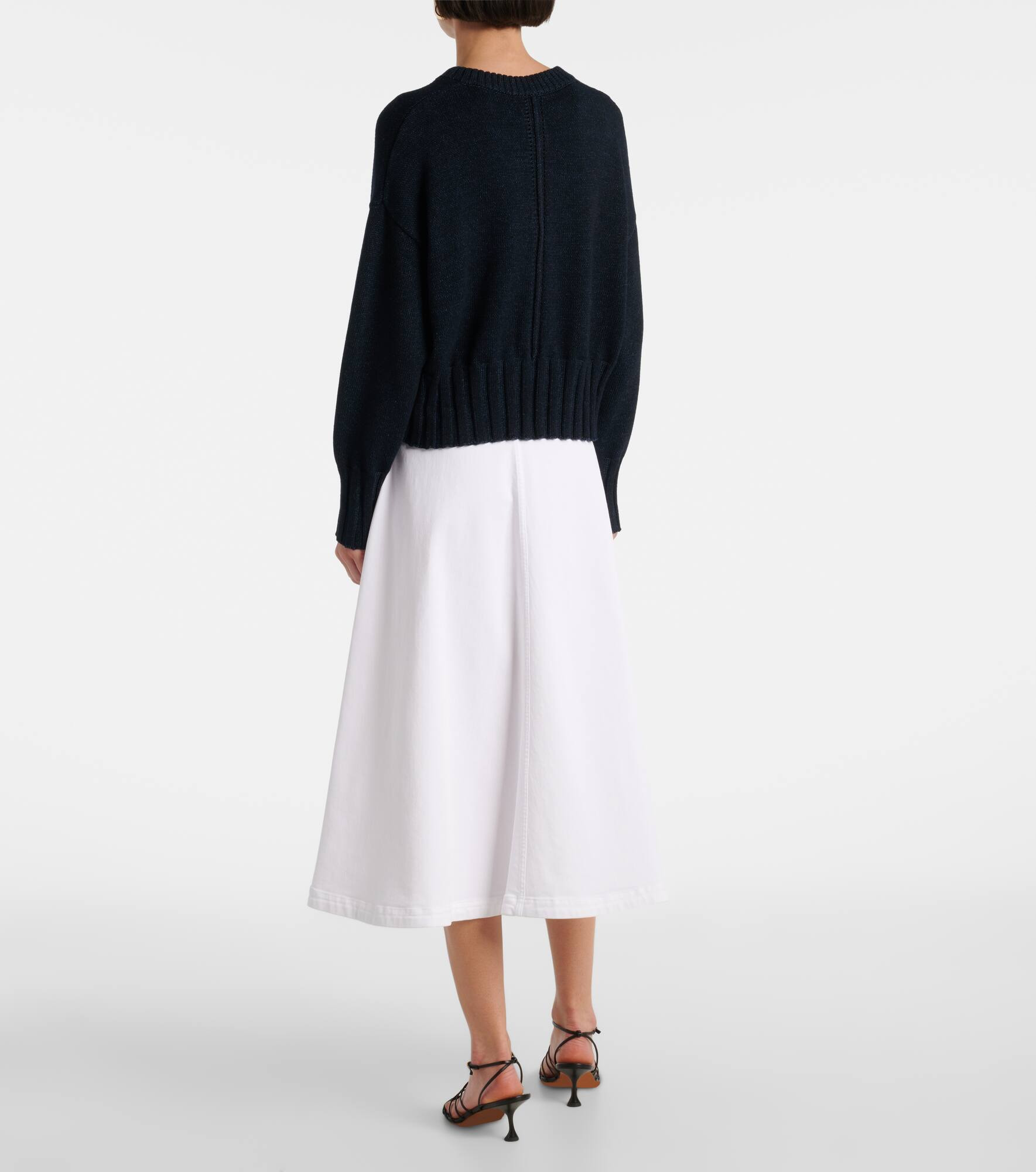 Liam cotton and silk-blend cardigan - 3