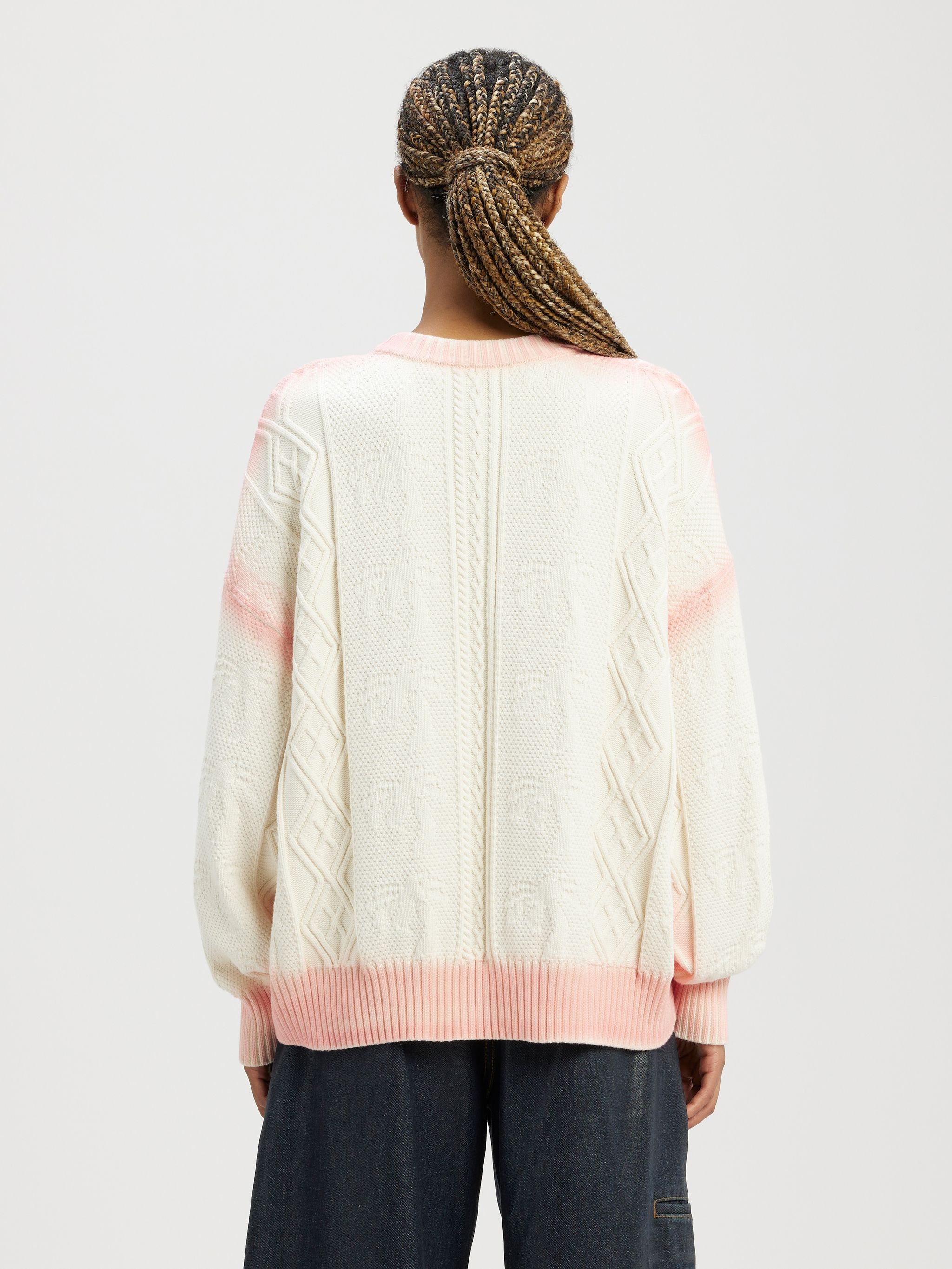 Sprayed Fishermans Sweater - 5
