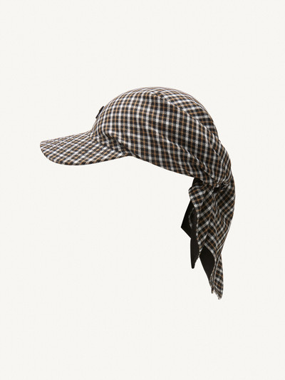 courrèges SCARF PRINTED HAT outlook