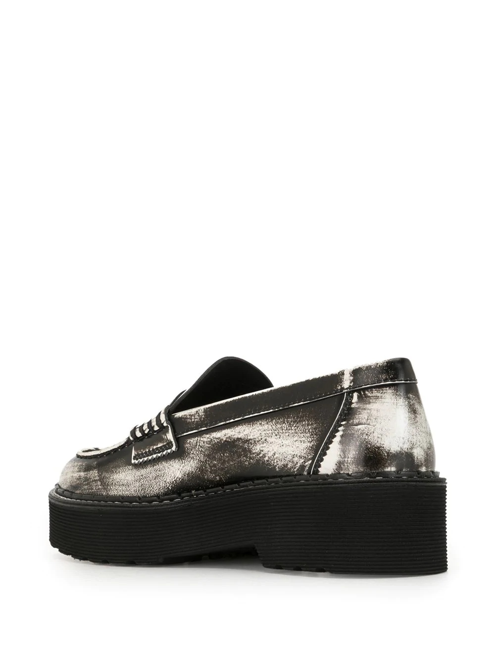 Kate metallic platform loafers - 3