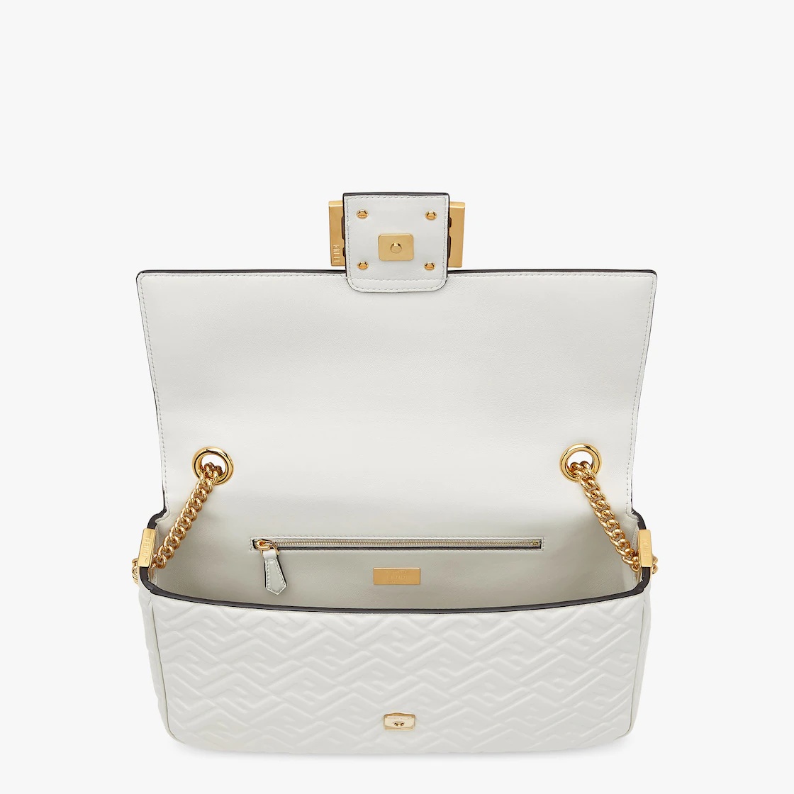 White nappa leather bag - 4