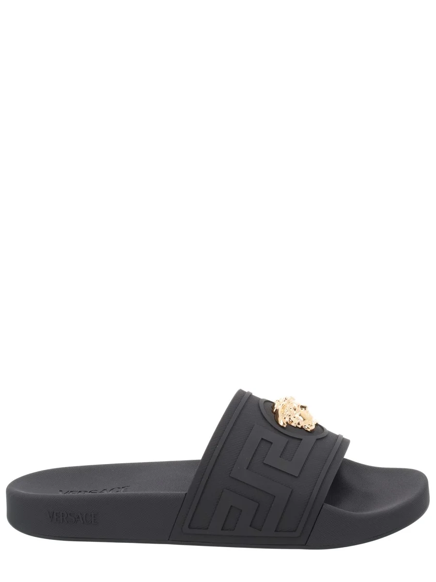THE MEDUSA SANDALS WITH LOGO - 1