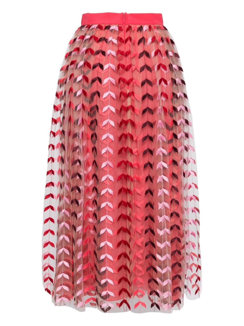 embroidered tulle skirt - 2