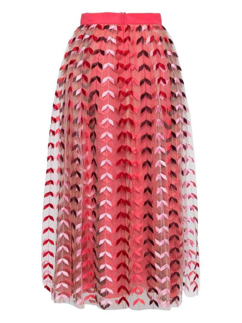 ELIE SAAB embroidered tulle skirt outlook
