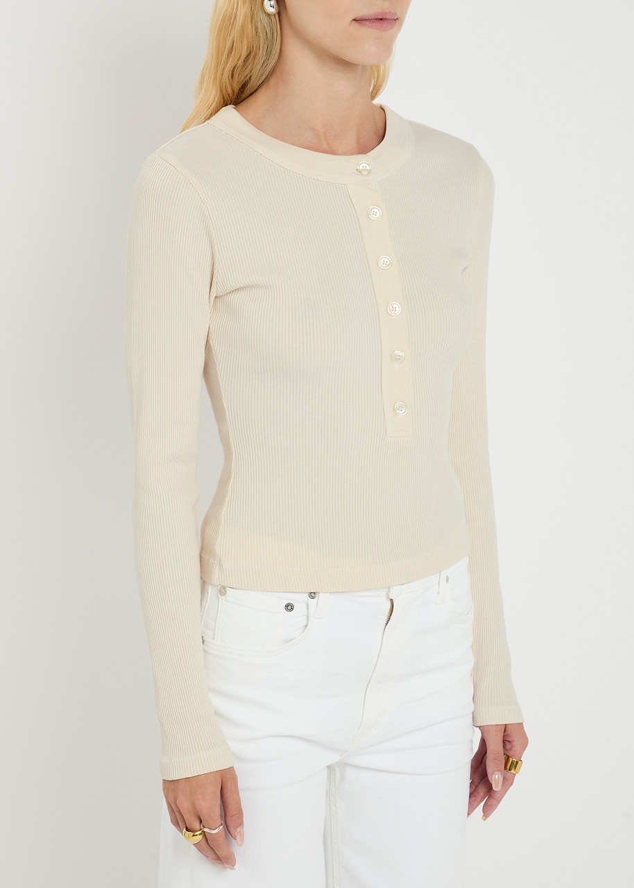 Citizens OF Humanity Varra Henley Ribbed-knit top - 2