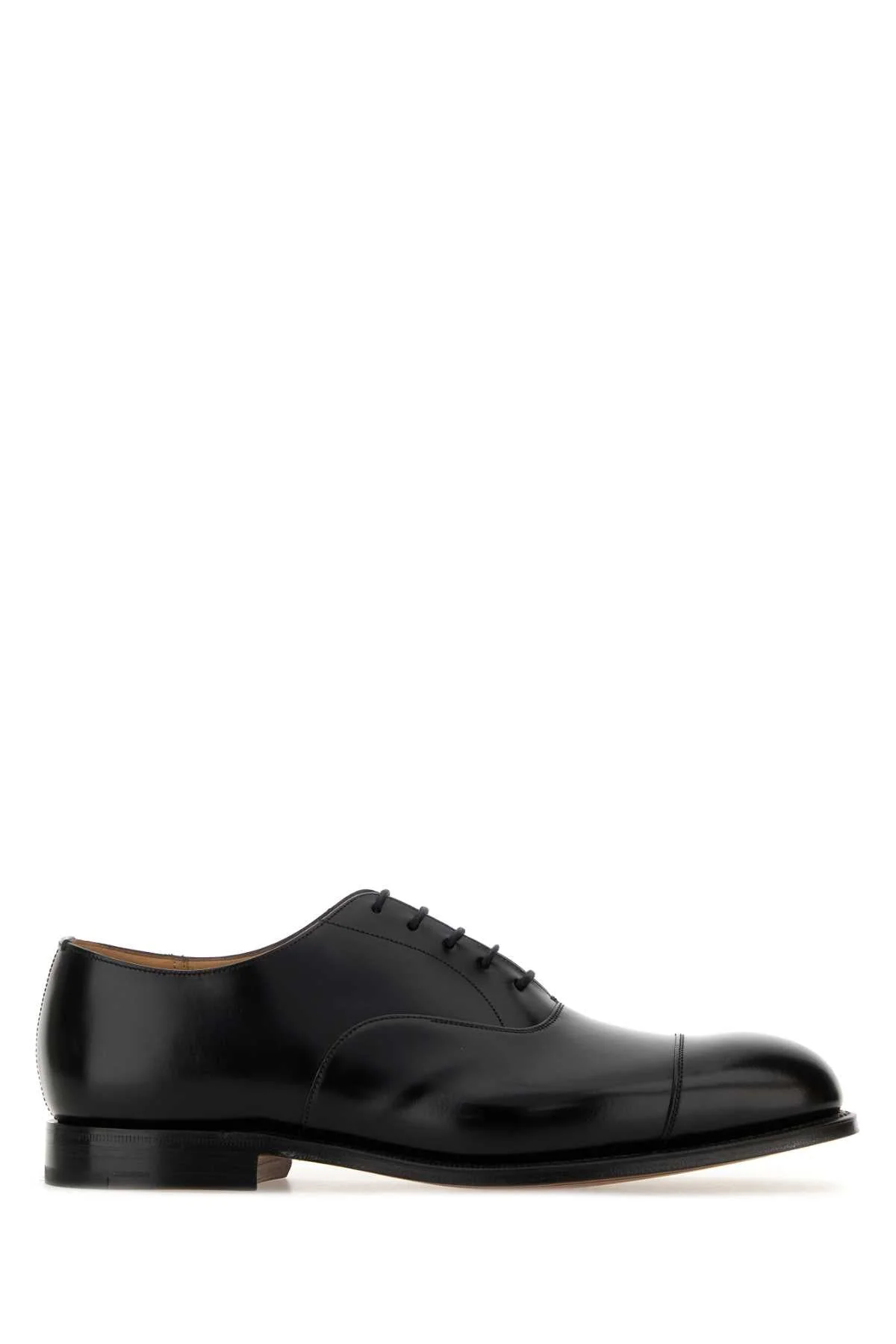 Church's Men Black Leather Consul Lace-Up Shoes - 1