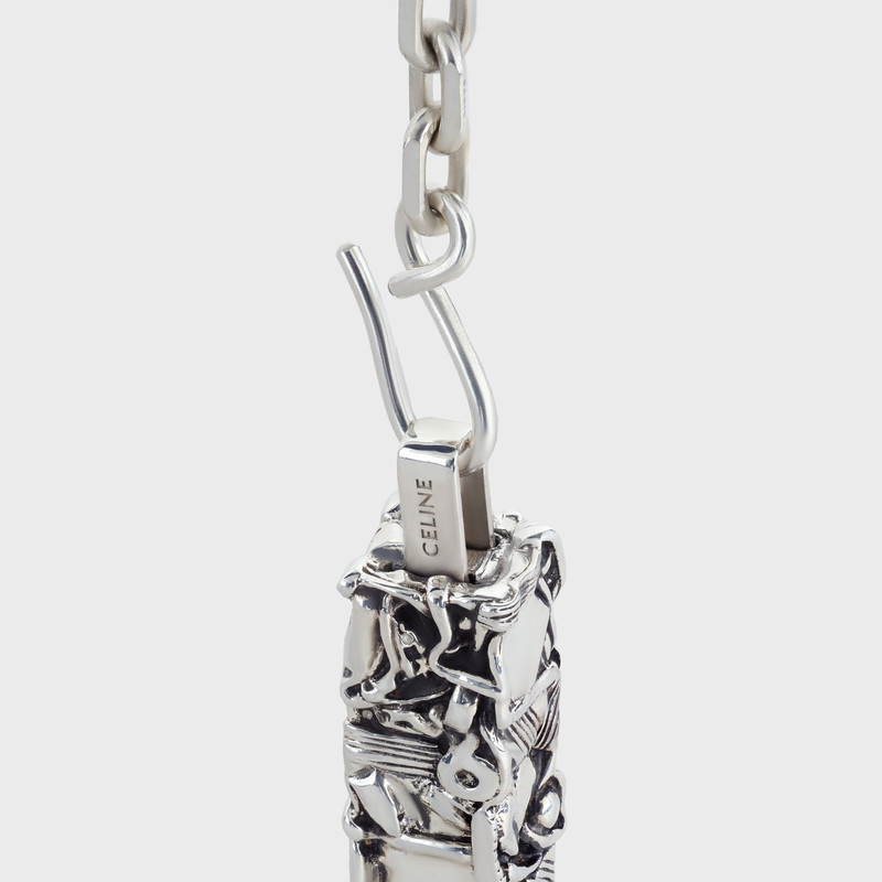 CELINE CÉSAR PROJECT COMPRESSION NECKLACE IN STERLING SILVER 5