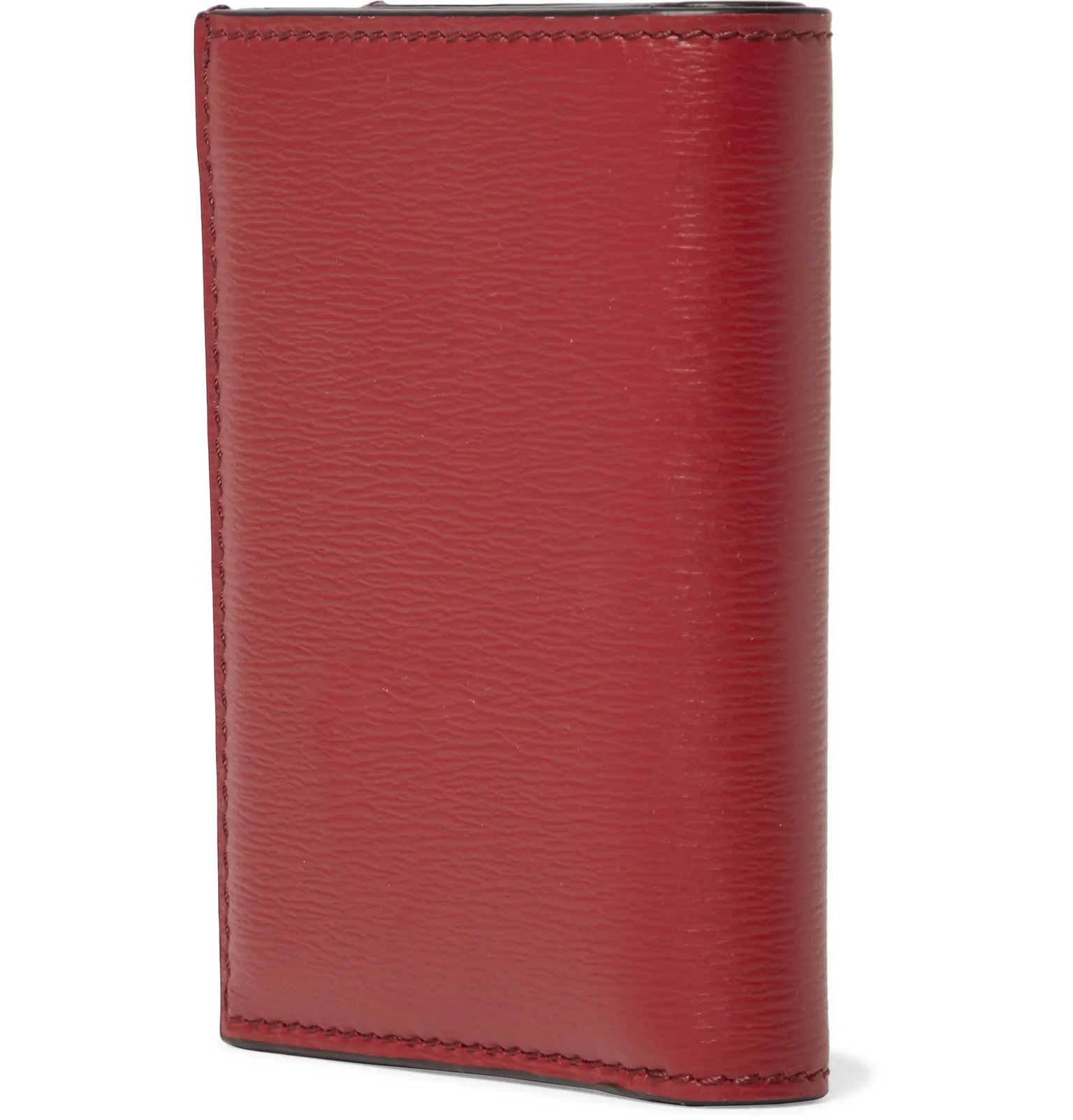 Textured-Leather Bifold Cardholder - 7