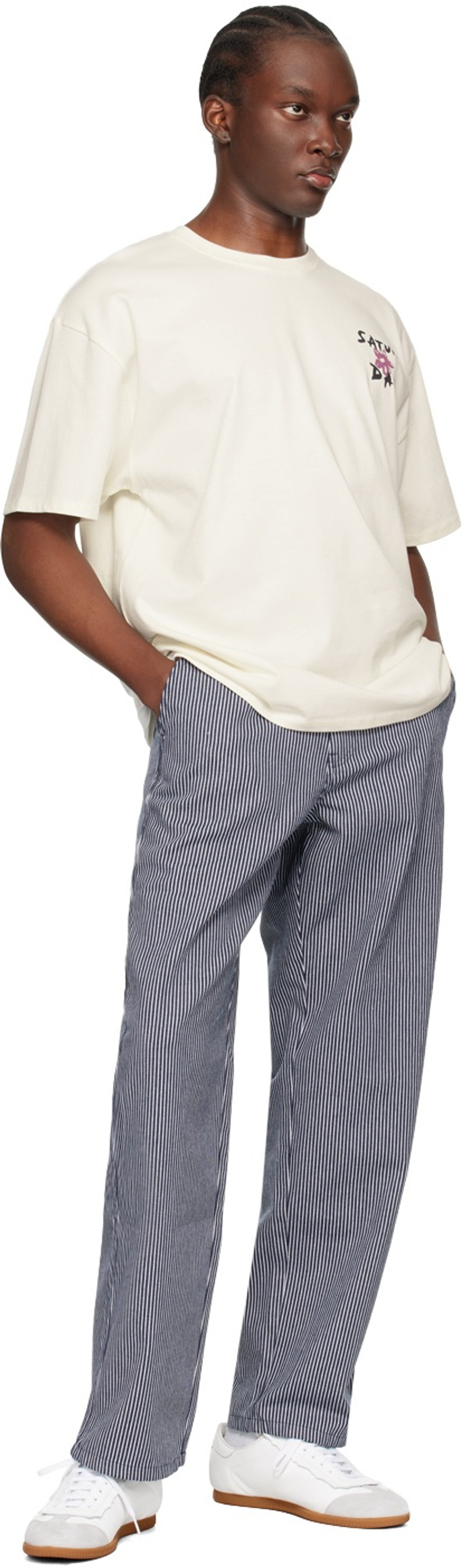 Navy George Trousers 4