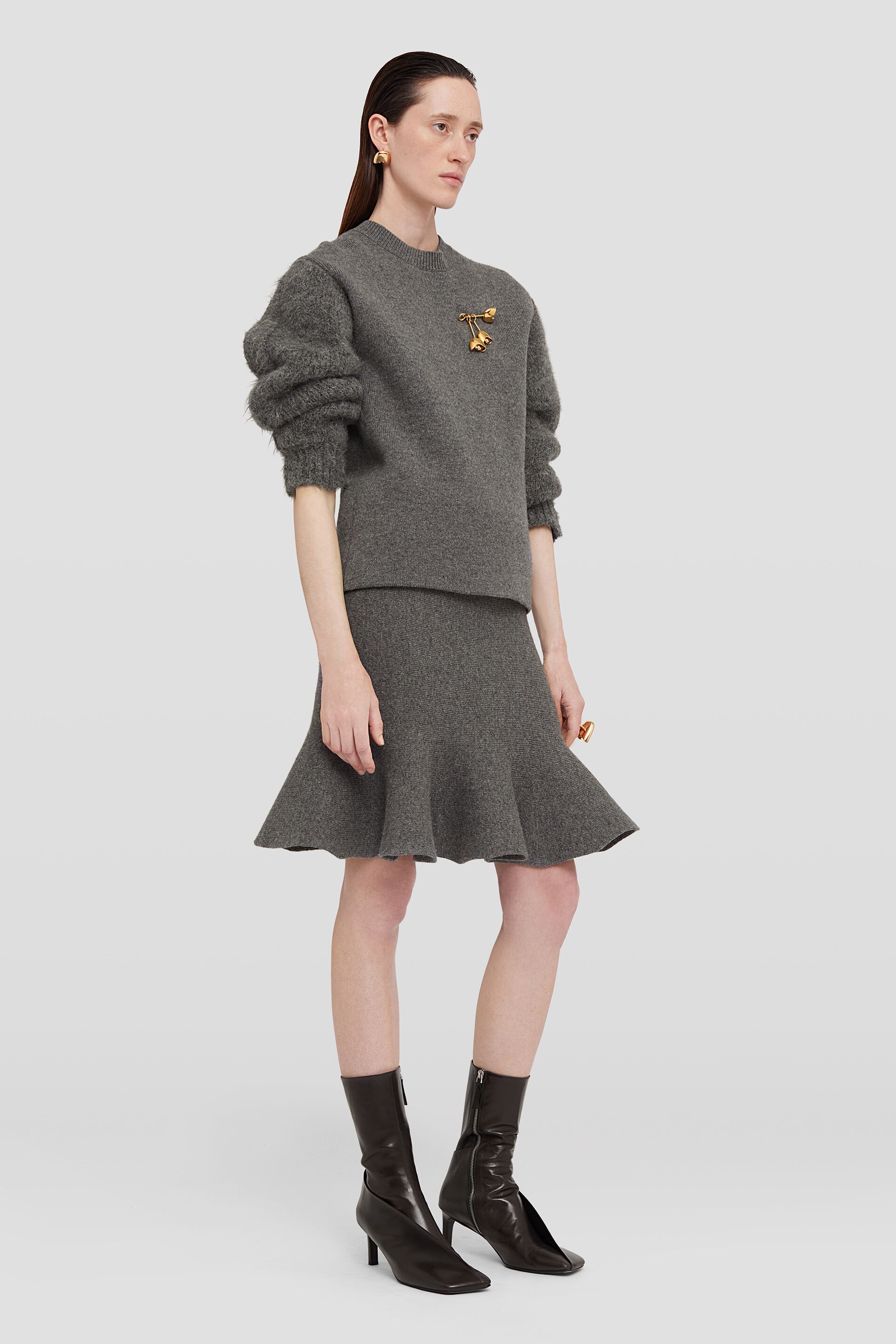 Mini Knit Skirt - 3