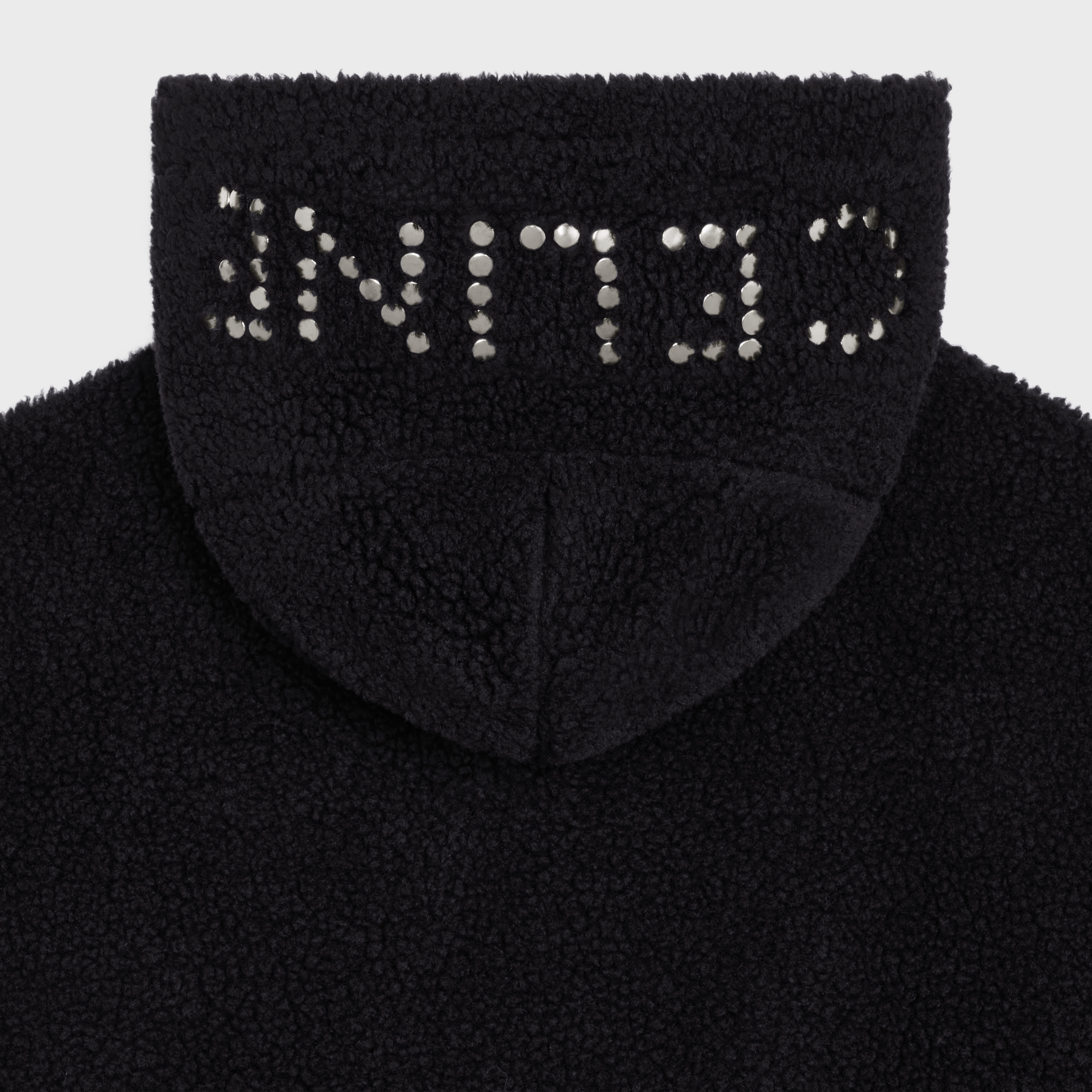 CELINE ZIPPED HOODIE IN FLEECE - 4