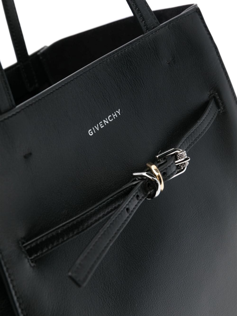 medium Voyou leather tote bag - 4