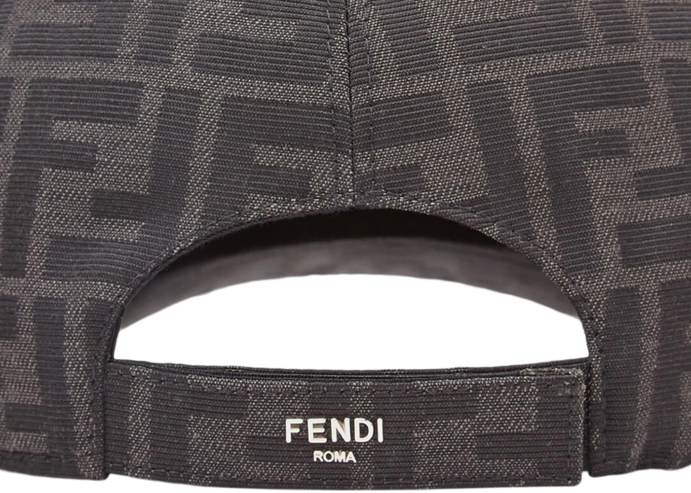 Fendi by Marc Jacobs Hat Black Fabric Baseball Cap Black - 2
