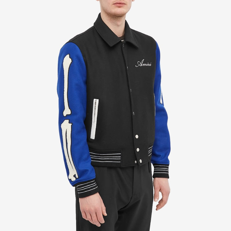 AMIRI AMIRI Bones Varsity Jacket outlook