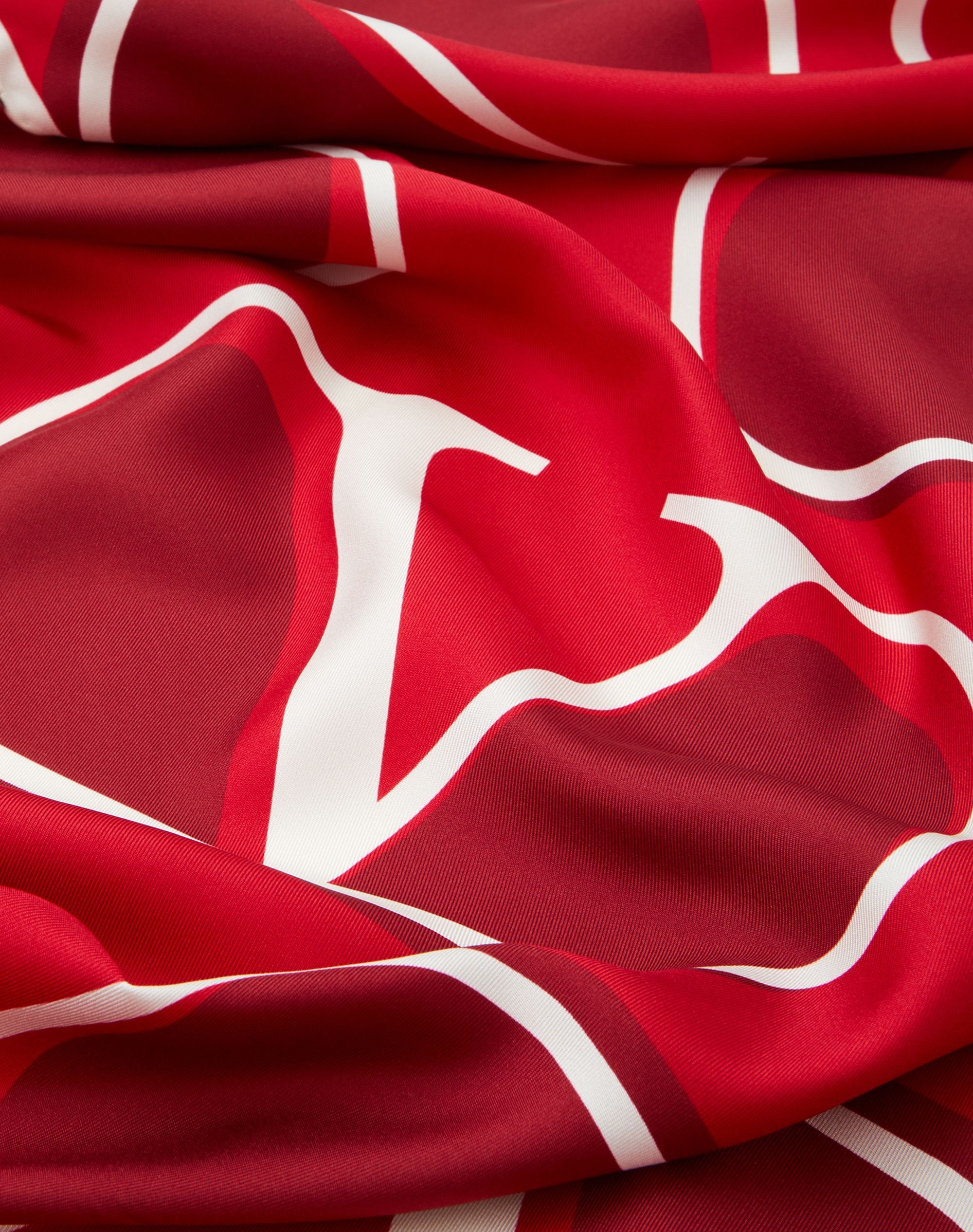 VLogo Signature print silk foulard 90x90 cm - 2