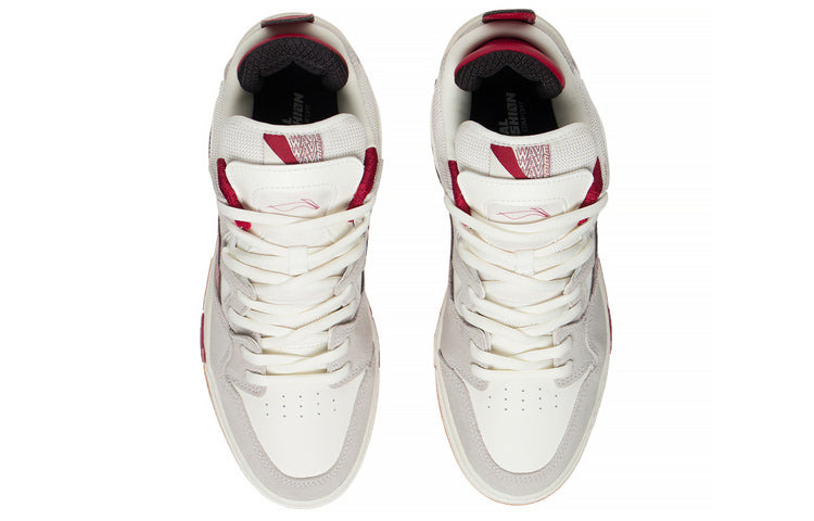 (WMNS) Li-Ning Wave Pro 'Grey Red' AECS060-1 - 4