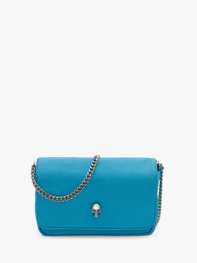 Small Skull Bag in Cerulean - 1