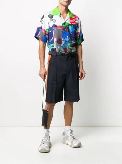 Valentino contrast panel tailored shorts outlook