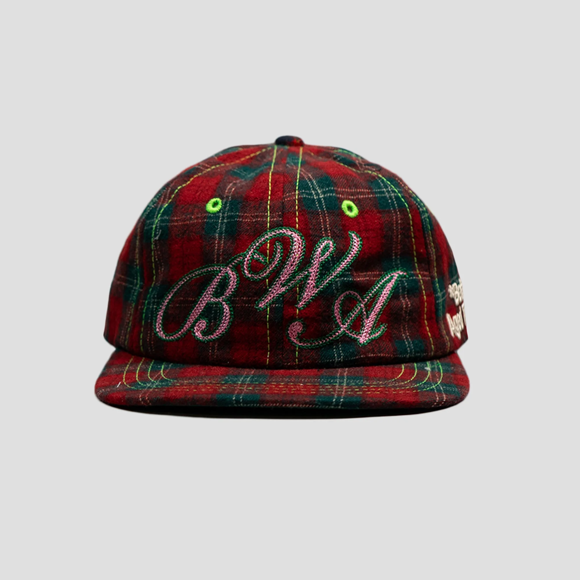 DELIQUENT RECONSTRUCTED PLAID HAT - 1
