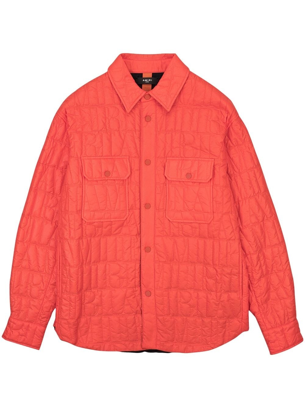 quilted shirt jacket - 1