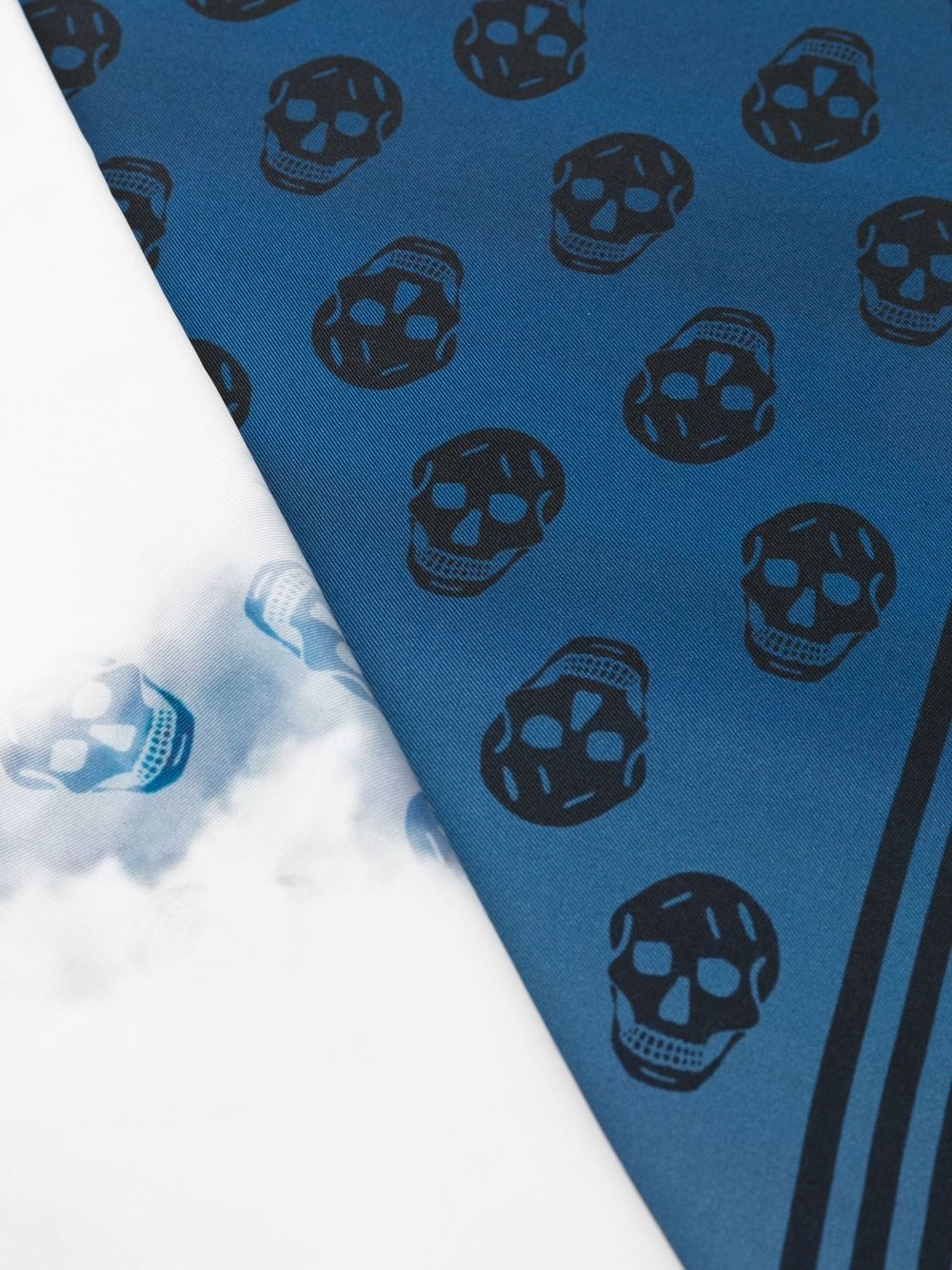 skull-print silk scarf - 3