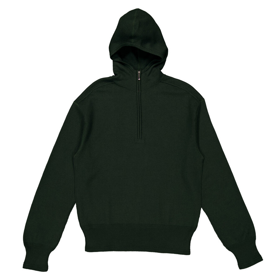 Burberry Wool Half-Zip Hoodie - 4