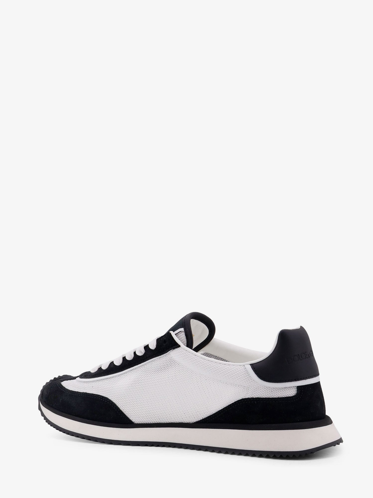 Dolce & Gabbana Low-Top Mesh Sneakers With Suede Inserts - 3