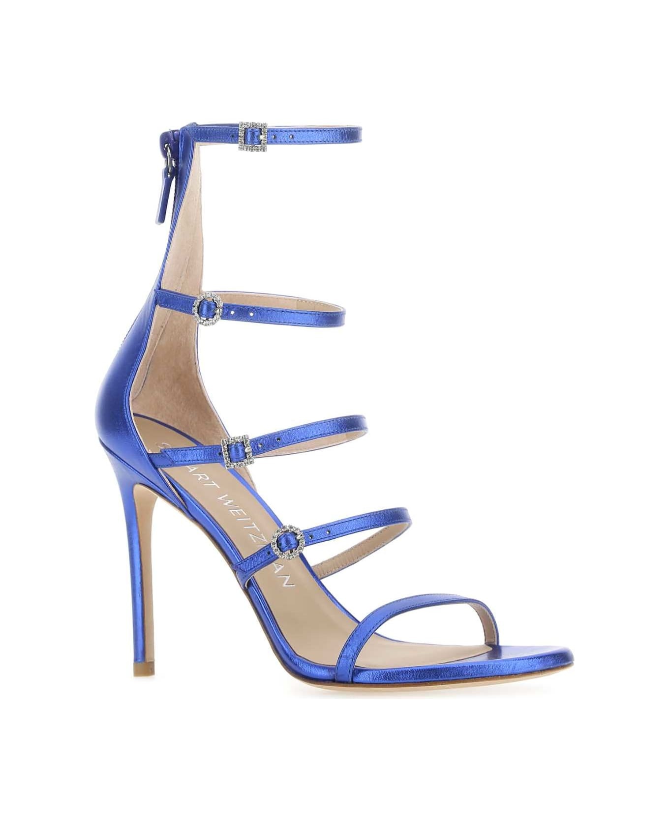 Electric Blue Leather Dusk Sandals - 2