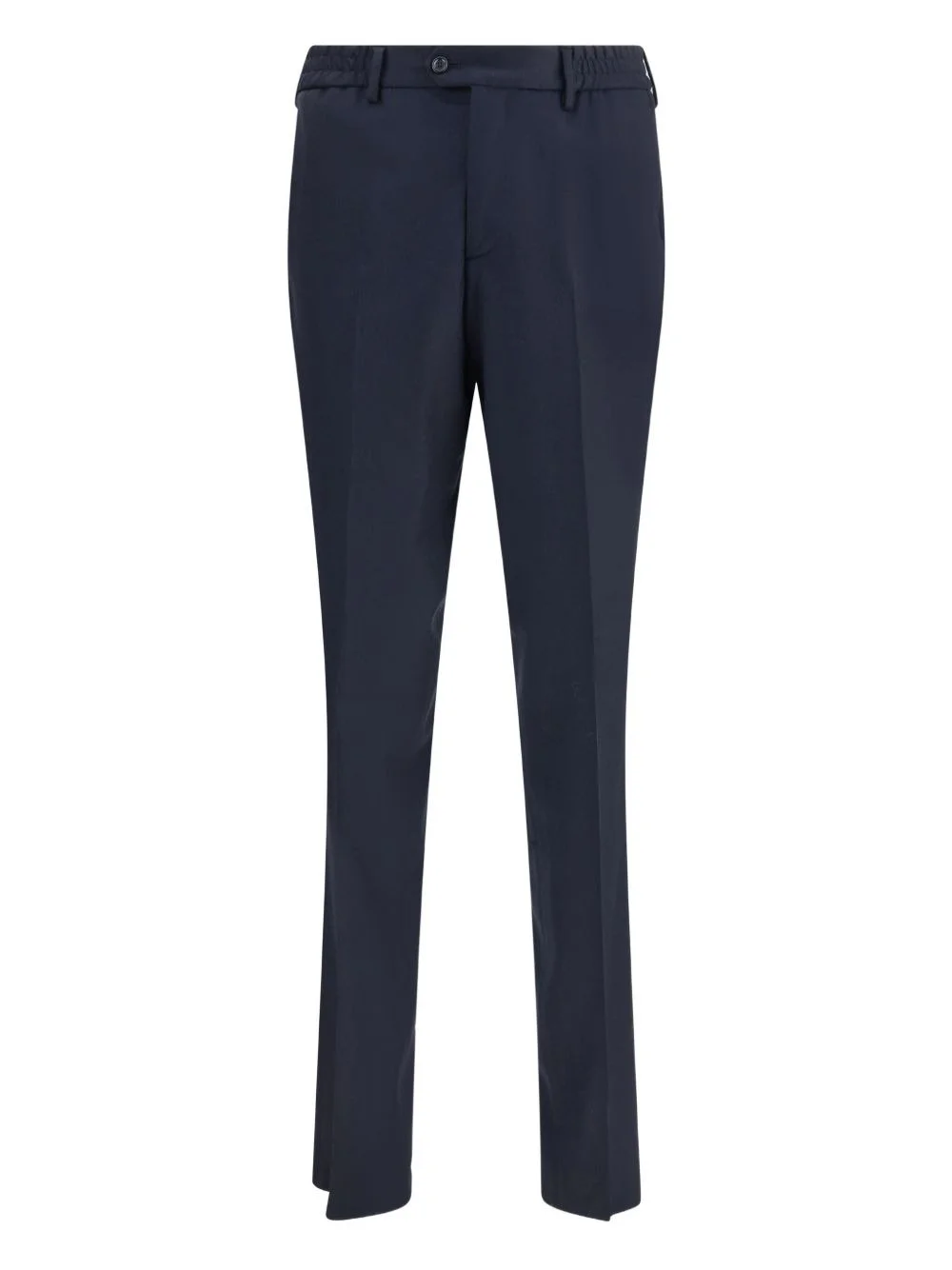 elasticated-waistband flap-pocket trousers - 1