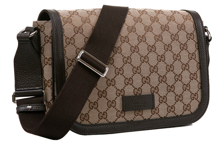 Gucci Canvas Prints Single Shoulder Bag Brown 449172-KY9KN-9886 - 2