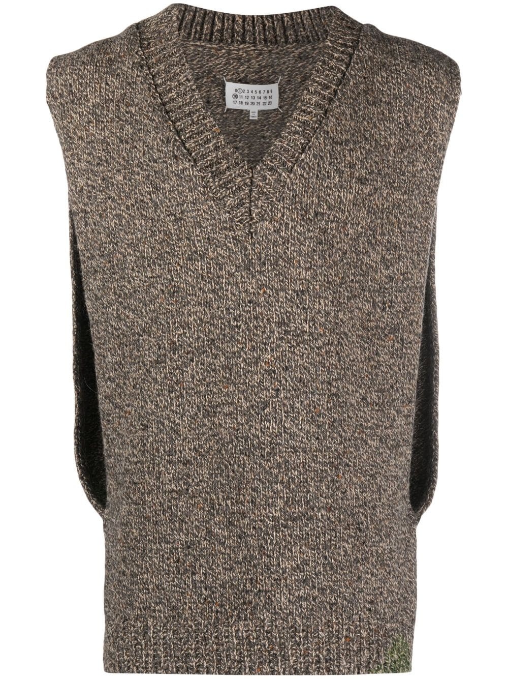 mÃ©lange wool-blend vest - 1