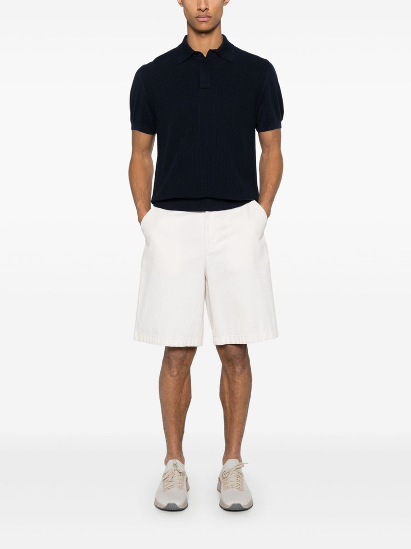 Canali knitted polo shirt outlook