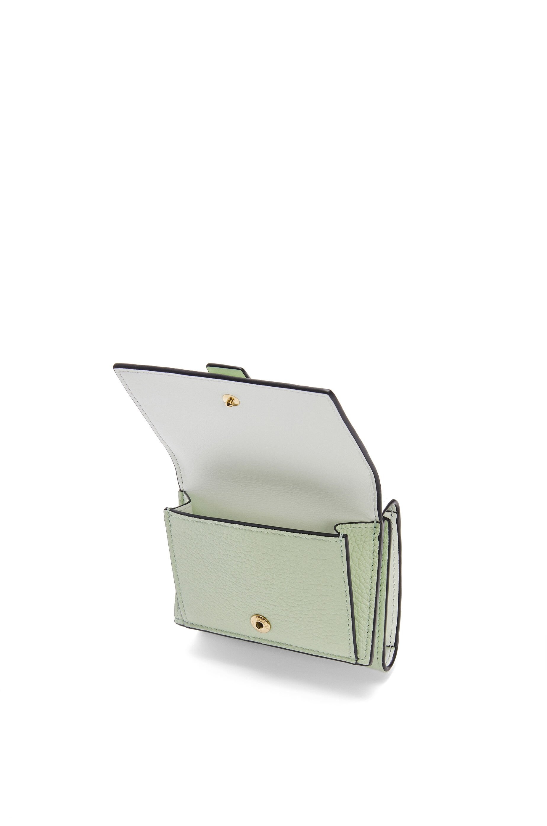 Trifold wallet in soft grained calfskin - 3