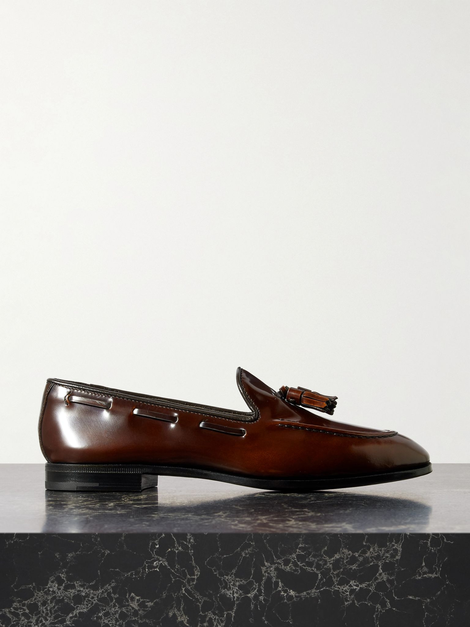 Maidstone tasseled leather loafers Brown - 1